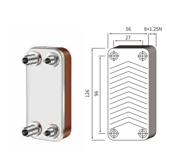 20444 Bộ trao đổi nhiệt phụ kiện du thuyền