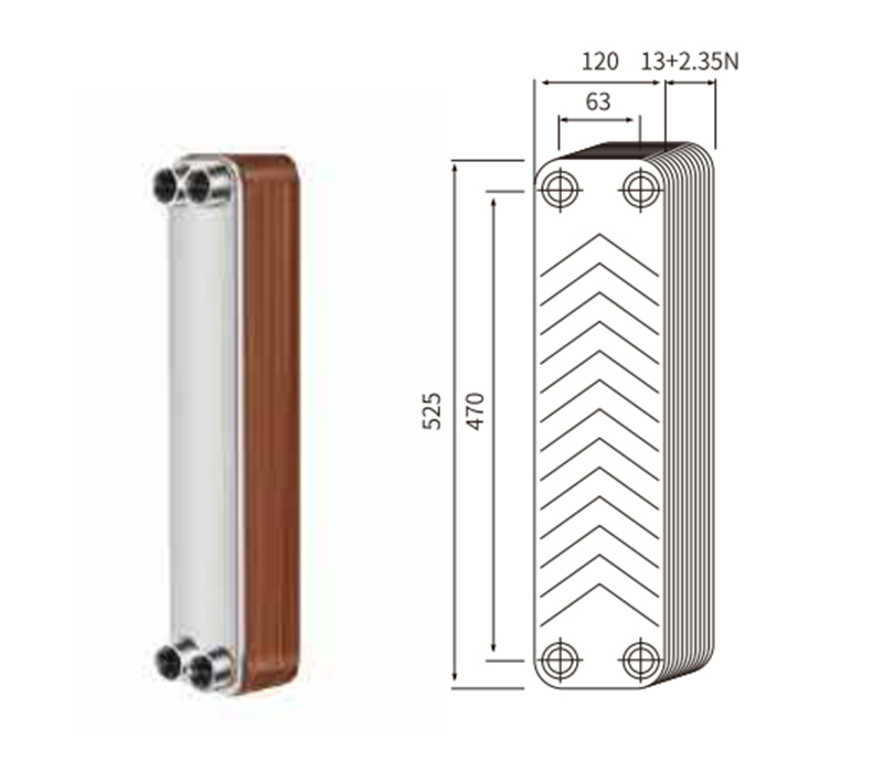 20452 Bộ trao đổi nhiệt phụ kiện du thuyền